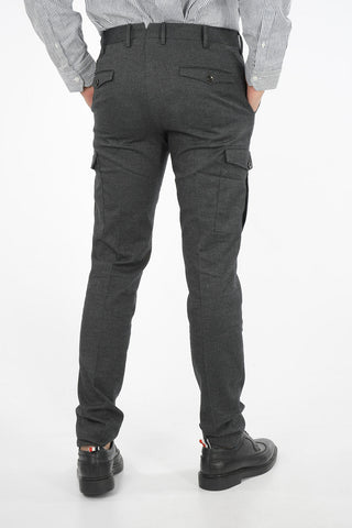 pantalone cargo hopsack