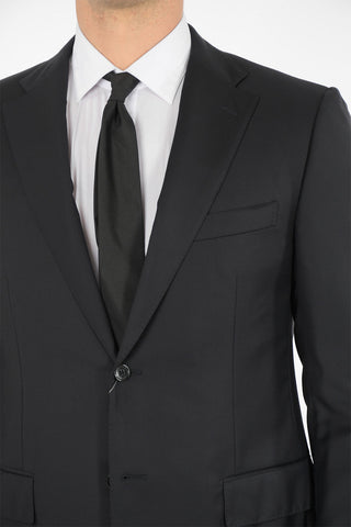 2 Buttons Suit with Notch Lapel