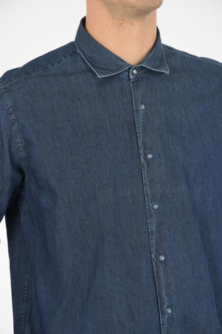 camicia in denim slim fit
