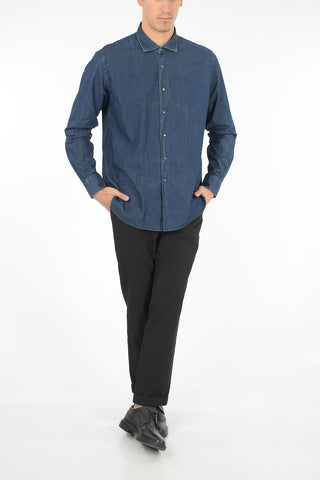 camicia in denim slim fit