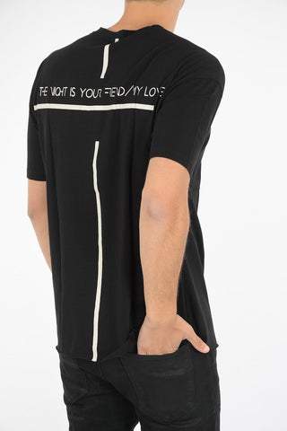 crewneck t-shirt with Print on the Back