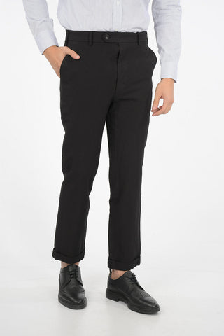 pantalone con passanti a vita regolare