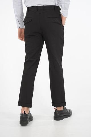 pantalone con passanti a vita regolare