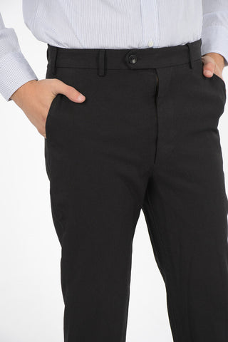 pantalone con passanti a vita regolare