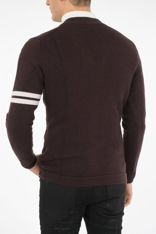virgin wool v-neck cardigan