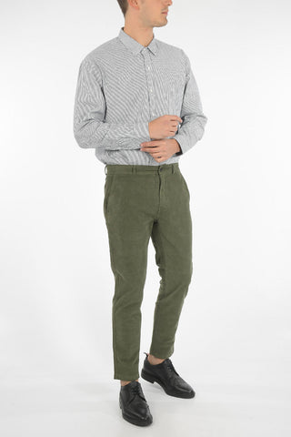 ribbed belt loops trousers