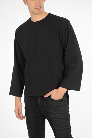 long sleeve asymmetrical t-shirt