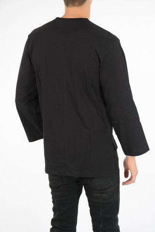 long sleeve asymmetrical t-shirt