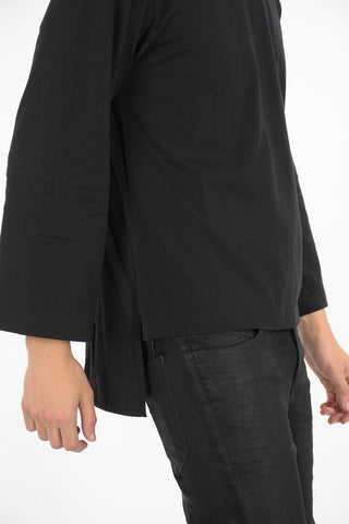 long sleeve asymmetrical t-shirt