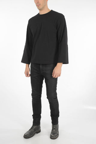 long sleeve asymmetrical t-shirt