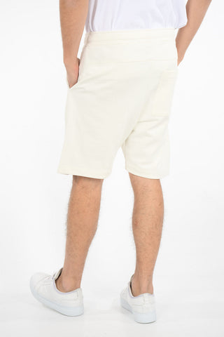 drawstring waist sweat shorts