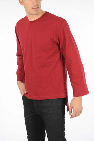 long sleeve asymmetrical t-shirt