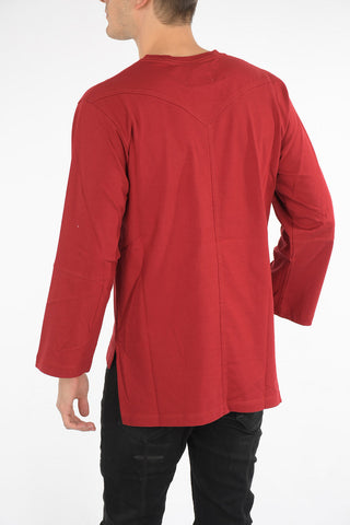 long sleeve asymmetrical t-shirt