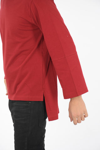 long sleeve asymmetrical t-shirt