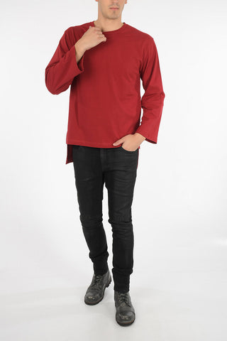 long sleeve asymmetrical t-shirt