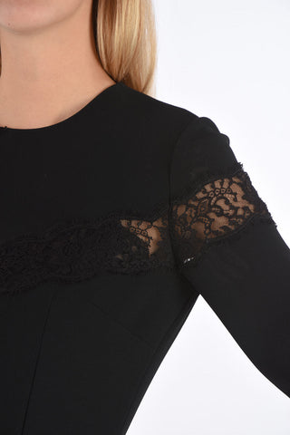 3/4 Sleeve Dress with Lace Details