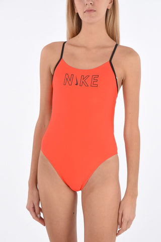 Logo Printed One Piece Swimsuit