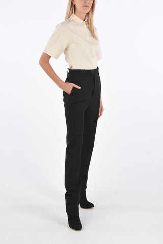 High Waist Grain Pants