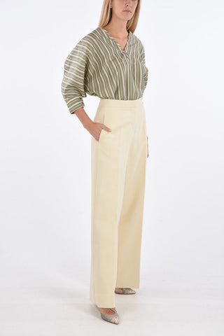 Pantaloni Palazzo con Piega