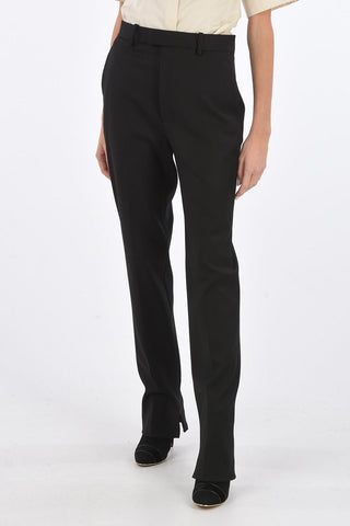 Twill Pants with Ankle Zip