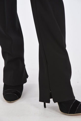 Twill Pants with Ankle Zip