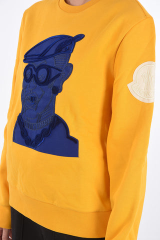 1952 2 Crew- Neck Sweatshirt with Embroidery