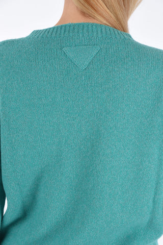 virgin wool and cashmere crew-neck sweater