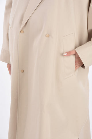 Double Breasted NIGHT-GOWN Overcoat