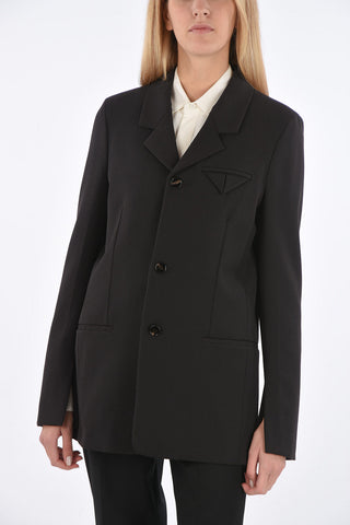 Split Sleeves Single-breasted Blazer