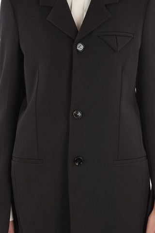 Split Sleeves Single-breasted Blazer