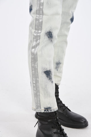 High Waist D-EISELLE-SP Bleached Jeans L32
