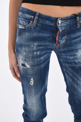 ICON stretch denim JENNIFER CROPPED jeans