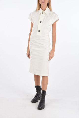 Shirtdress with Decorative Buttons