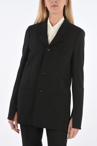 Split Sleeves Single-breasted Blazer