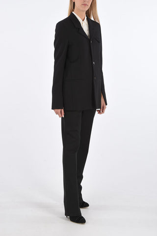 Split Sleeves Single-breasted Blazer