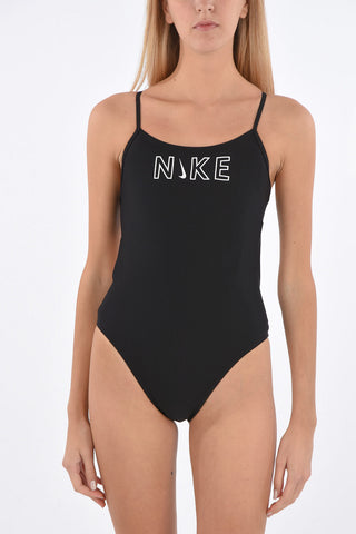 Logo Printed One Piece Swimsuit