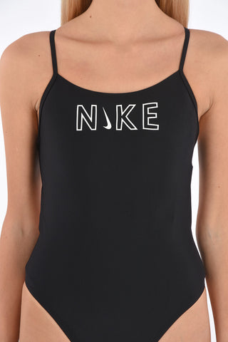 Logo Printed One Piece Swimsuit