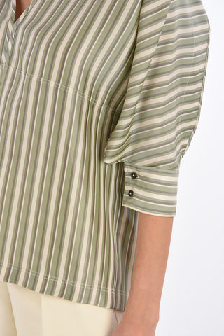 Striped LYNETTE 3/4 Sleeve Blouse