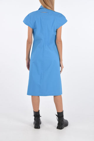 Vestito Chemisier con Bottoni Decorativi