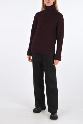 turtle-neck sweater