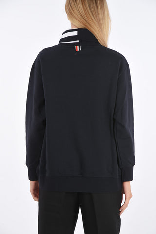oversized turtle-neck sweatshirt
