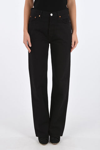 high-rise waist jeans