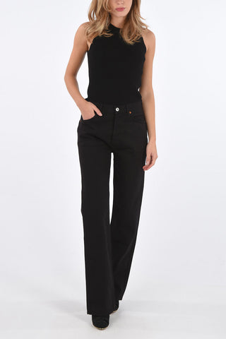 high-rise waist jeans
