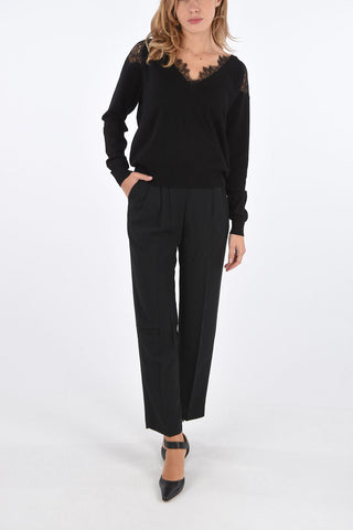 double pleat trousers