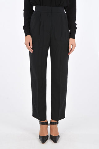 double pleat trousers