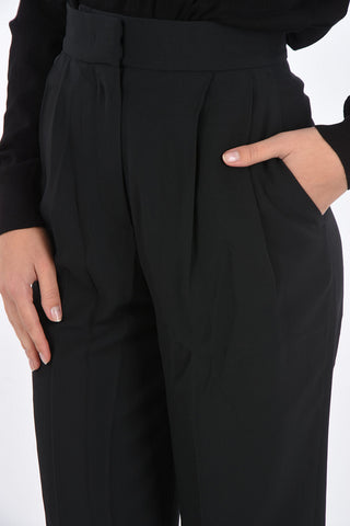 double pleat trousers