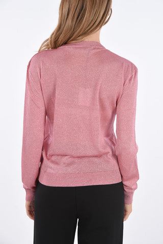 lurex FLIRTING crew-neck sweater