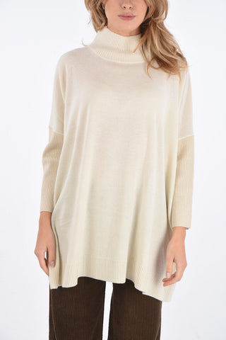 STUDIO Wool and Silk Oversized SILVA sweater