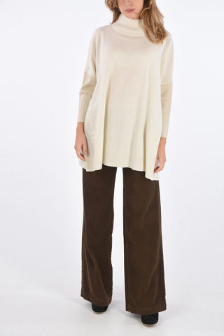 STUDIO Wool and Silk Oversized SILVA sweater
