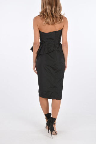 Strapless MATTEO Sheath Dress with Ruffle